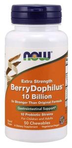 БАД Пробиотик BerryDophilus (50 таблеток) Now Foods