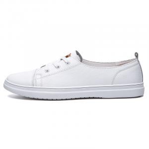 Dunnu Мужские повседневные туфли с низким верхом белого цвета