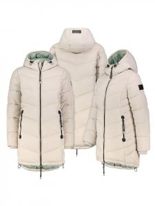 Sublevel Стеганое пальто кремового цвета