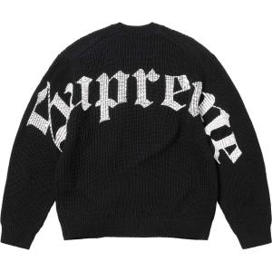 Свитер Old English Printed Supreme, черный