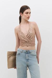 Топ No Matter What, бежевый