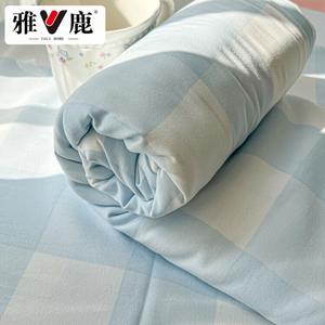 Yalu Простыня на резинке 160х230 см, хлопок, цвет Sea Salt Bubbles