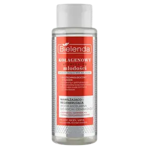 Увлажняющая и восстанавливающая мицеллярная вода для лица, 400 мл Bielenda Kolagenowy stymulator młodości
