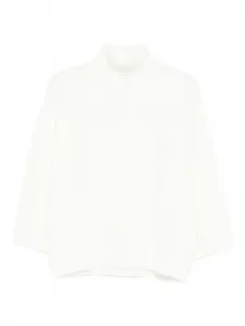 Свитер с воротником-стойкой Lido Marella, белый