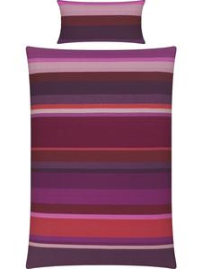 Постельное белье из перкаля ягодного цвета REDBEST, 135x200 см (80x80 см)