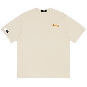 Футболка Unisex Crew Neck Moderate Heavyweight Jeep, оранжевый