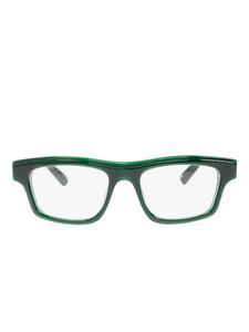 Очки в прямоугольной оправе Jacquemus, зеленый