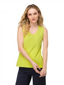 LAURASØN Вязаный топ салатового цвета