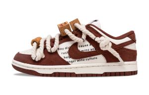 Nike Кроссовки для скейтбординга Dunk Anti Slip, износостойкие, унисекс, бордовые