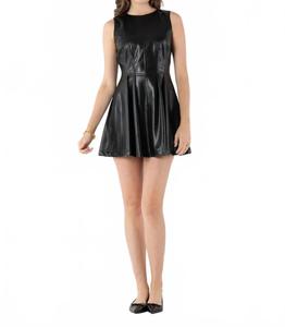 Мини-платье Vivi в черном/черном цвете Emily Mccarthy, Black/Noir