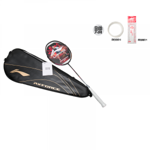 Ракетки для бадминтона Li Ning Thunder 80, single racket+racket bag+shuttlecocks*2+grip tape*1