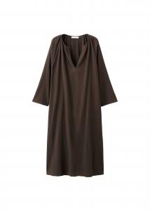 MANGO Платье 'Kaftan Iaccheo' в цвете Chocolate