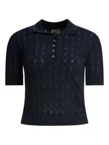 Вязаный топ-поло RAKKI, синий