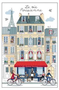 Кухонное полотенце Winkler La vie parisienne, белый - текстиль - 48 x 1 x 72 см