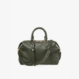 Сумка для боулинга Hudson из кожи Aspinal Of London, зеленый