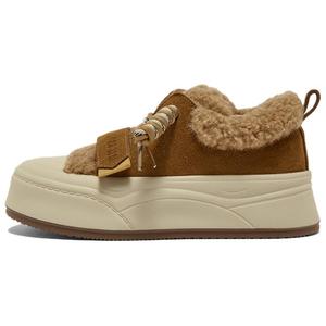 BASTO Термические женские скейтерские кеды низкие коричневые, цвет Brown