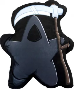 Подушка Мертвая, но забавная - декоративная подушка Звезда смерти Майкла Хольтшульте, подушка для сиденья, подушка для головы, черная, 37 х 32 см United Labels