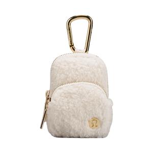 Lululemon Текстурированный матовый кошелек Extra Small Unisex White