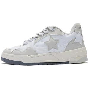 Женские противоскользящие износостойкие низкие кеды для скейтбординга бело-серые QIAODAN, Jordan White/Coal Gray