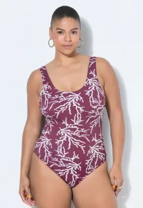 Купальник с принтом по всей поверхности Studio Untold, Aubergine