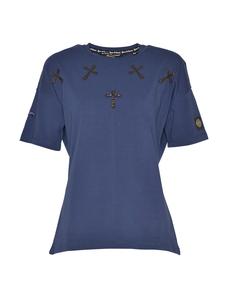 Футболка Cross-Wings темно-синяя Roberto Geissini