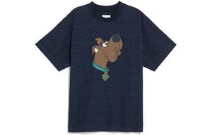 COACH Футболка унисекс темно-синяя