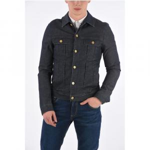 CC COLLECTION Льняная и джинсовая куртка HARLEY Corneliani, Blue