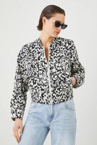 Куртка-бомбер льняная Medicine, мультиколор