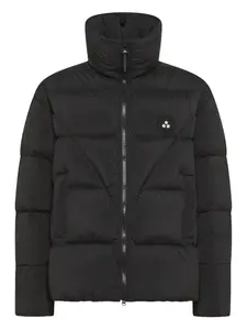 Стеганая куртка с нашивкой-логотипом Peuterey, черный