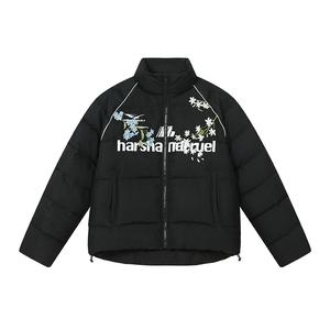 Пуховик Unisex HARSH AND CRUEL, серый