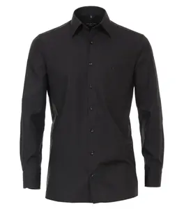 Деловая рубашка CASAMODA "Деловая рубашка CASAMODA однотонная", черный