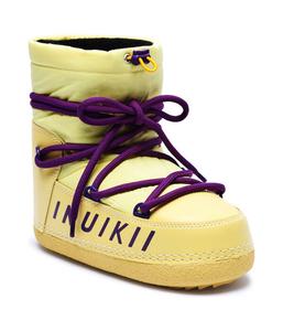 Женские зимние ботинки Inuikii на шнуровке, желтый