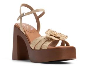 Сандалии Aldo Beach Bloom Platform Sandal, светло-бежевый