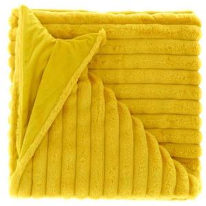 Покрывало Unique Living Peppe, 200x1x150 см цвет neongelb