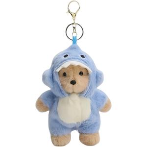 Плюшевый кулон с мишкой, высота 16 см LOGISTAR, Shark Pajamas Bear Pendant