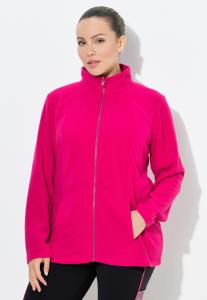 Флисовая куртка Ulla Popken GROSSE GRÖSSEN BAUKASTENSYSTEM KRAGEN , Pale Heather/Lilac