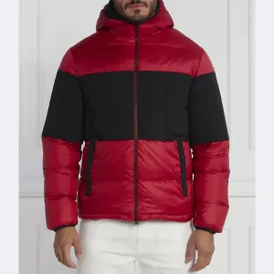 Пуховик стандартного кроя Ea7, красный