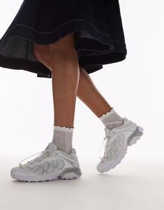 Кроссовки Salomon XT-Whisper белого и серебристого цветов