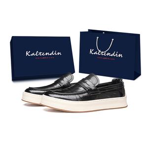 Kaltendin Мужские винтажные лоферы British Commute, черные