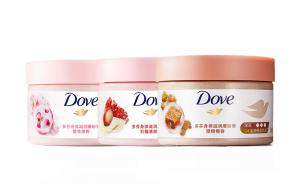 Скраб для тела с ароматом вишневого цветения и гранатовых косточек, гранатовый аромат 298г+280г отшелушивающий, увлажняющий, очищающий Dove