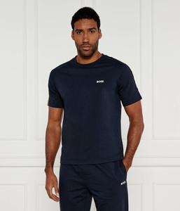 Футболка мужская Boss хлопковая однотонная, синий