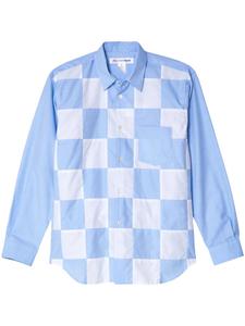 Comme Des Garçons Shirt рубашка в клетку, синий