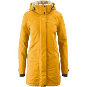 Женский походный дождевик Maier Sports, цвет gold/schiefergrau