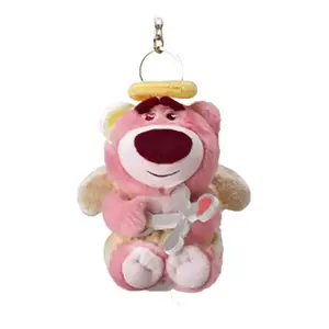 Коллекционная плюшевая кукла ангел chocolate lotso подвеска высота 12см длина 6см Disney