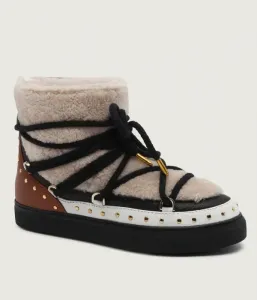 Снежные ботинки CURLY ROCK Inuikii, бежевый