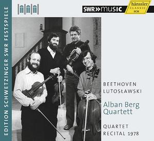 Диск CD Quartet Recital 1978 - Ludwig van Beethoven, Witold Lutoslawski, Alban Berg Quartett