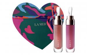 HAILANZHIMI лимитированная серия к празднику Циси набор сывороток блеск для губ питательный увлажняющий уменьшение морщин вокруг губ 7мл*2 LA MER