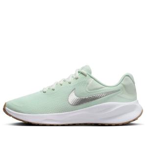 Кроссовки revolution 7 'barely green metallic silver' Nike, зеленый