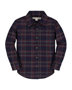 Хлопковая рубашка Hope & Henry, синий