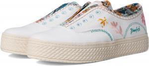 Кроссовки Blowfish Malibu Super Sweet Slip On Shoes, цвет White Twill Fabric